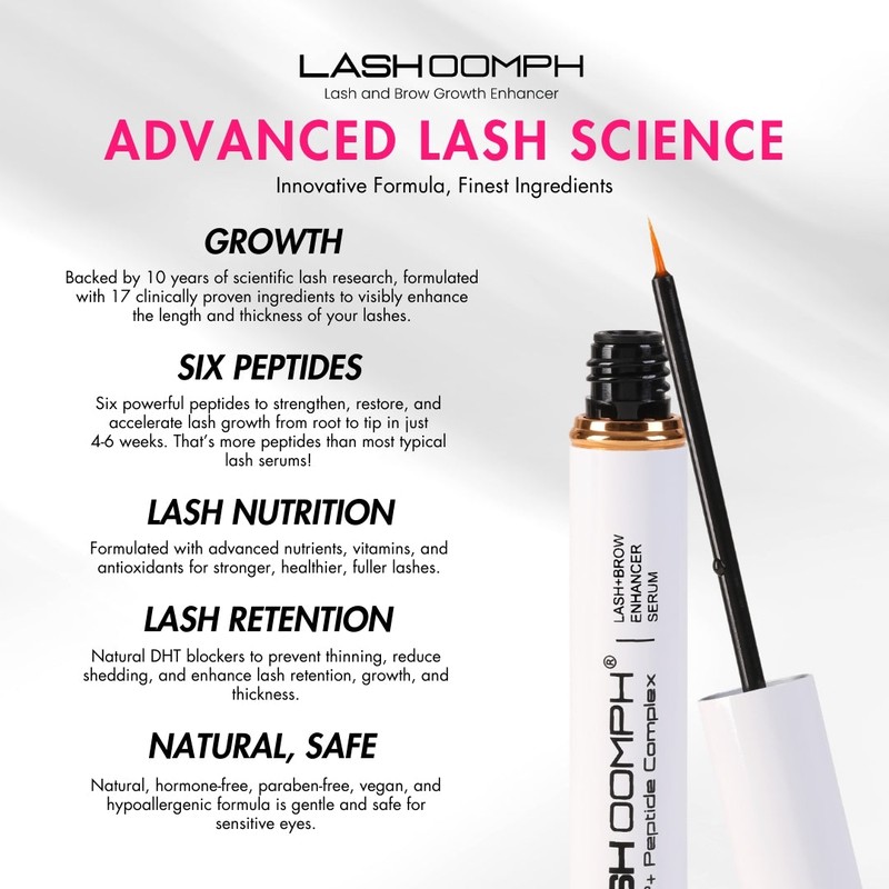 Lash Oomph Lash & Brow Enhancer Serum 3ml