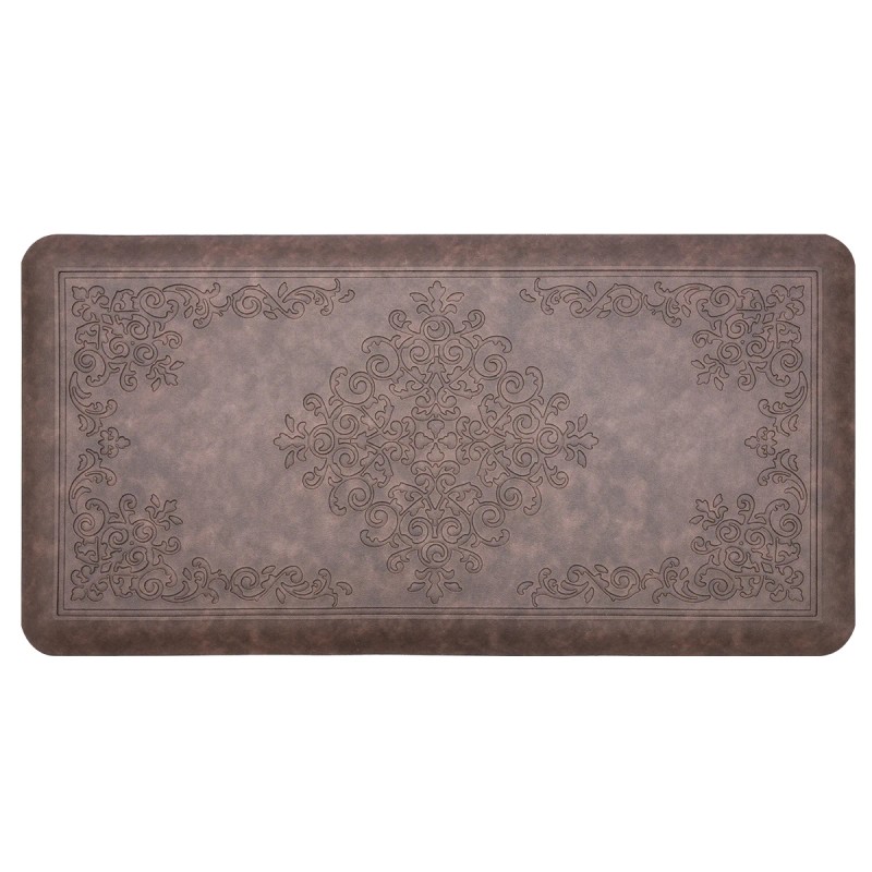 Modern Thick PVC Novelty Kitchen Runner Mat Set Waterproof Stain