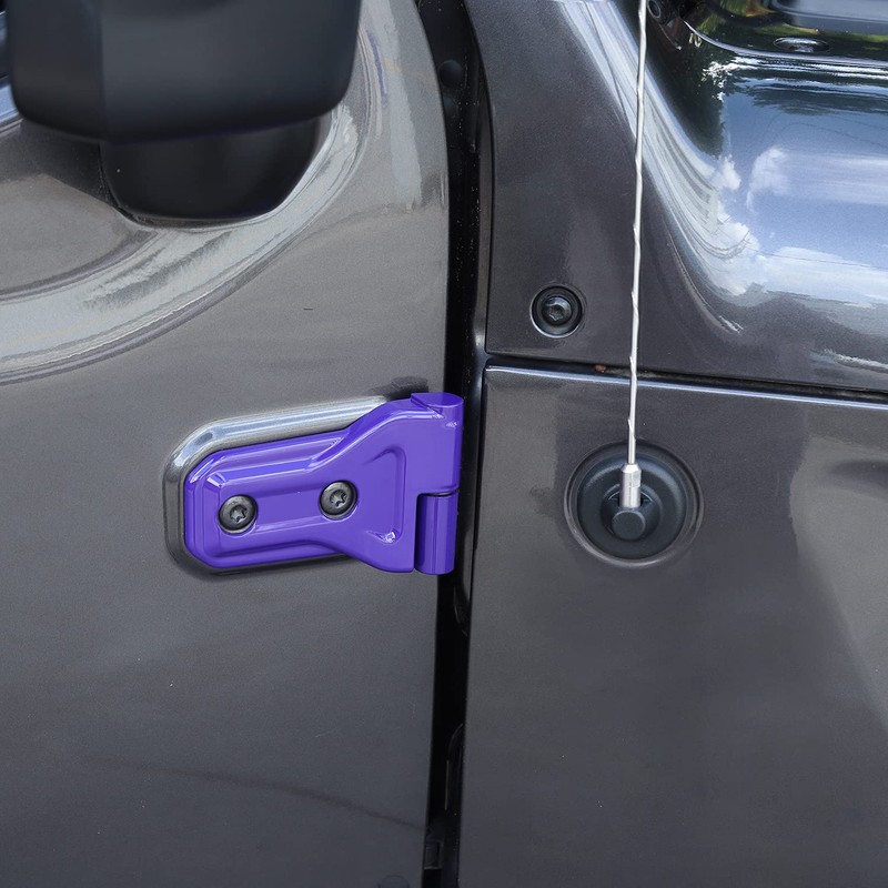 JeCar Door Hinge Cover Trim Exterior Accessories Compatible with Jeep