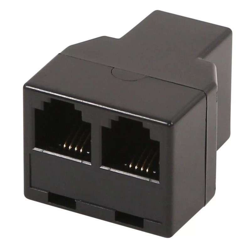 Gavita e-series 3-way RJ11/RJ14 T Adapter Cable Splitter 4 Pack