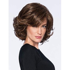 Modern Flair Wig Color R56/60 SILVER MIST - Hairdo Wigs Mid-Length Layered Soft Wave Bob Tru2Life Heat Friendly Synthetic Bundle MaxWigs Hairloss Booklet