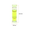 sourcing map 15pcs Small Cylindrical Bubble Level Vials 7x26.3mm PMMA