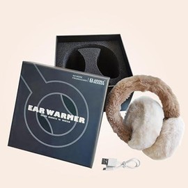 aromaseason Aroma Season Heated Ear Warmer, Ear Muffs for Winter Women & Men Band Adjustable