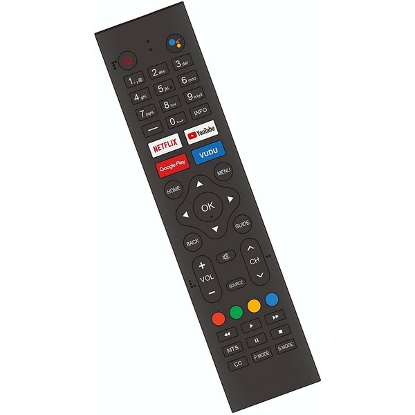 Replacement Remote Control for Sceptre Smart Android TV A322BV-SRC A515CV-UMC