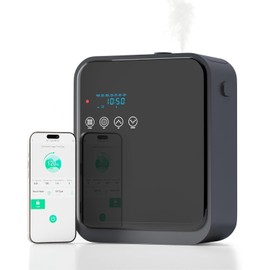 Smart Aroma Diffuser for Home & Business, 240ml Waterless Essential Oil Diffuser with App Control, Covers 400 to 2000 Sq.Ft, Pure Essential Oil Only for Hotel, Office, Spa