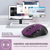 TECKNET Bluetooth Mouse, 2.4G Wireless Mouse (BT 5.0/3.0 + USB