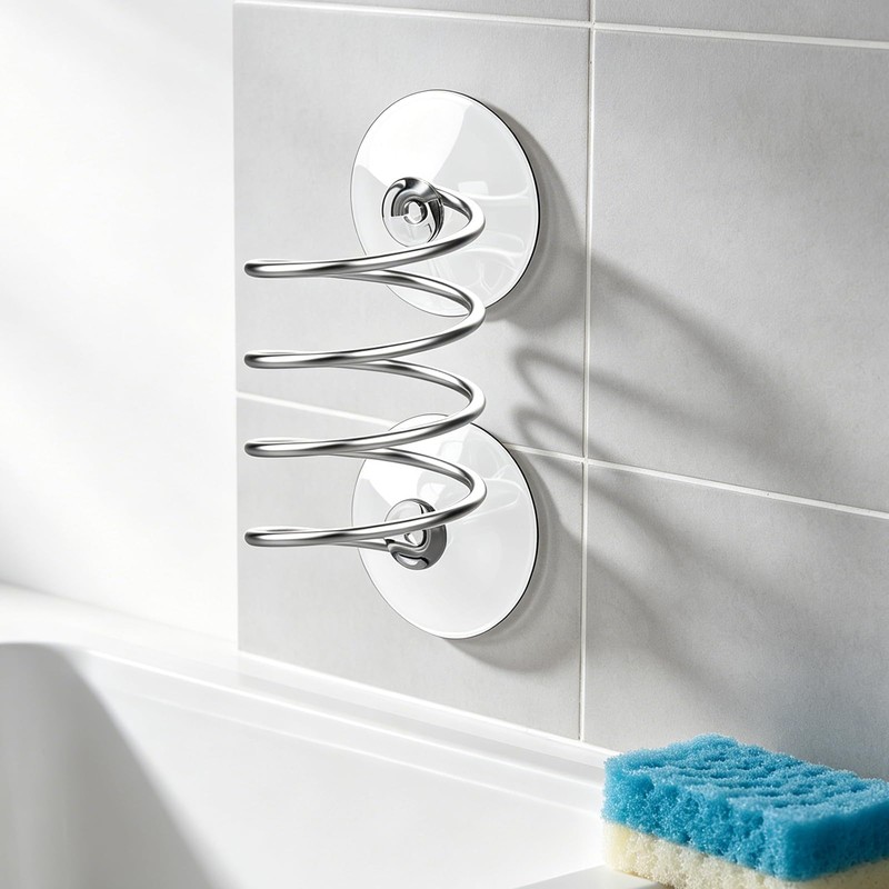 Soap Dispensing Palm Brush Holder with a Traceless Suction Cup