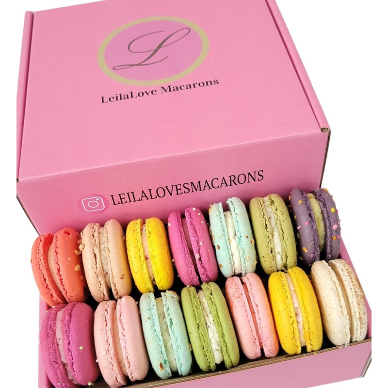 LeilaLove Macarons 8 collection Macaron gift box