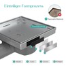 EMKE Drain Fitting Shower Tray, Shower Drain with Siphon Shower