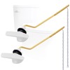 Hygie Rinse 2Pack Universal Side Mount Toilet Handle Replacement Kit