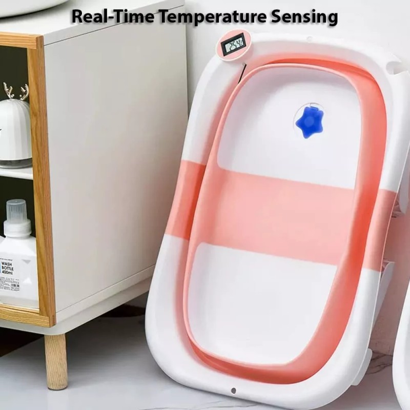 ZHX Bañera Bebés Plegable Tina De Baño Casa Y Viaje