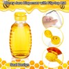 24 Pcs Clear Plastic Honey Bottles Plastic Skep Style Jar