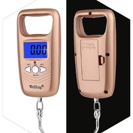 Luggage Weighing Scale Tool Baggage Scales Digital Weight Luggage Scale Travel Digital Portable Digital Hanging (Golden)