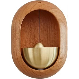 Wooden Doorbell Shopkeeper Bell for Door Opening Entrance Wind Chimes Children Safety Fridge Opening