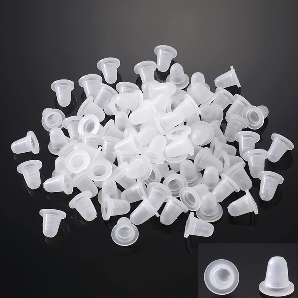 Silicone Ink Caps,500pcs Disposable Silicone Ink Cups Pigment Pigment Ink Caps Small Size Accessories for Ink,Kits,Supplies (500s)
