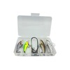 PetrisCatch Minnow Pike Wobbler Set of 4 + 4 Steel