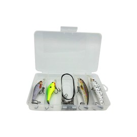 PetrisCatch Minnow Pike Wobbler Set of 4 + 4 Steel Leaders, 2 x 10 cm + 2 x 6 cm, Owner Triplets