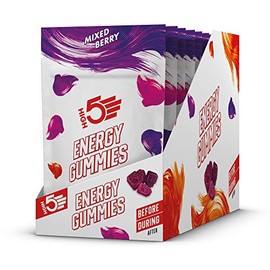 HIGH5 Energy Gummies – Schnell freisetzende Energie im Taschenformat für unterwegs (Beerenmischung, 10 x 26 g)
