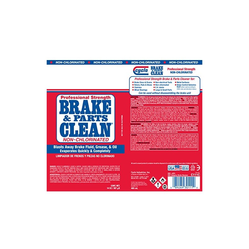 Cyclo - Brake & Parts Clean Nonchlorinated