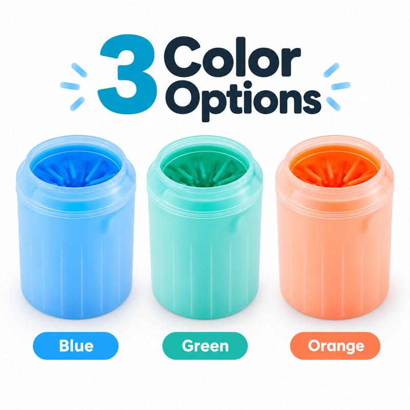 Dog Paw Cleaner Cup for Muddy Paws – Easy-to-Use Portable