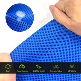 WEIMELL Golf Cart Seat Covers Front and Rear Set Fit for Club Car Precedent Club Car Tempo Yamaha G29 Front Seat Cushion and Aftermarket Universal Back Seat Cushion Covers Black&Blue