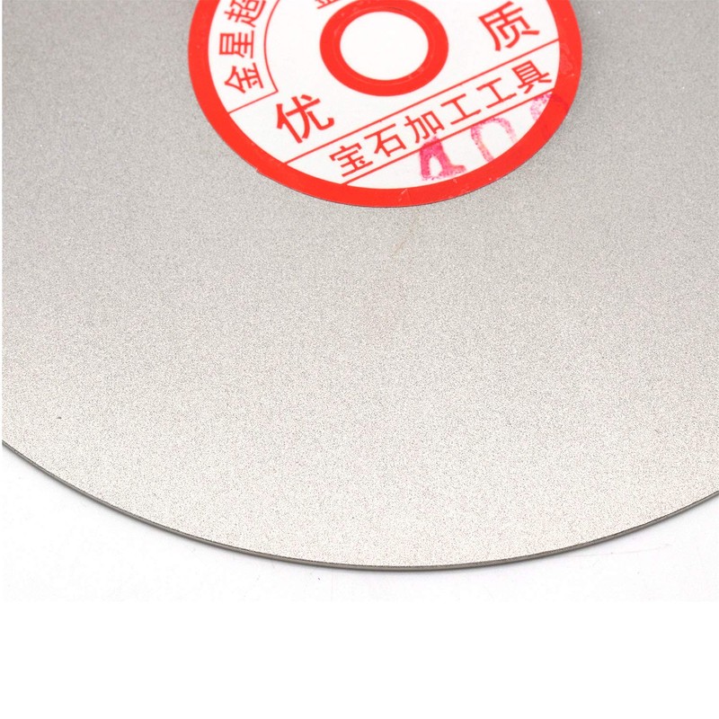 Rannb Flat Lap Wheel 400 Grit 6-inch Outer Dia Diamond