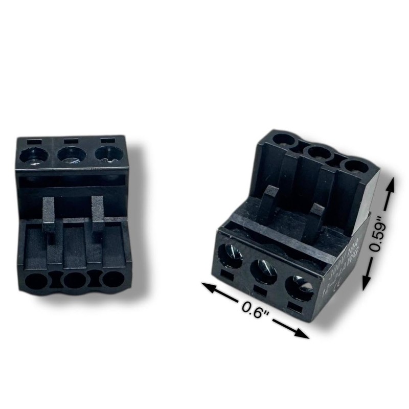 3-Pin Power Plug for Audiocontrol Epicenter Line Driver Matrix 3XS