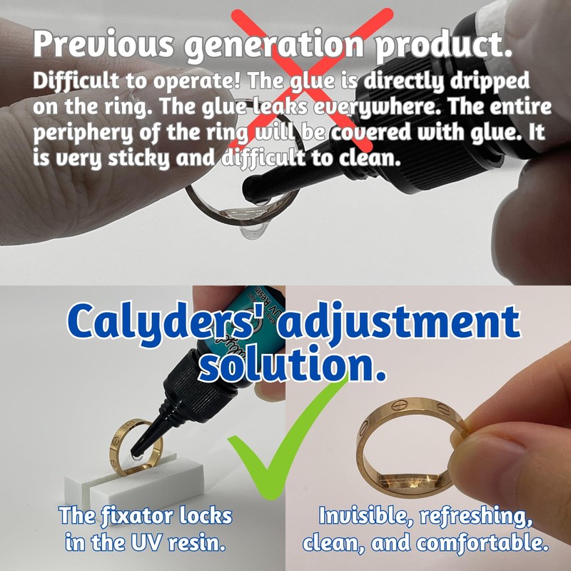 Ring Sizers for Loose Rings Calyders Ring Size Adjuster Fit
