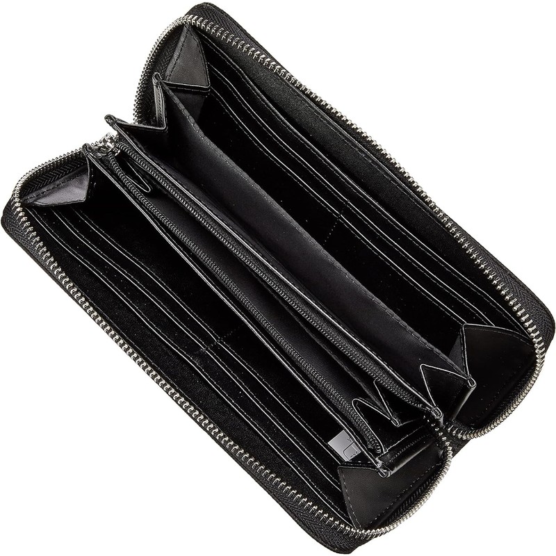 Fila Long Wallet Poly Print Round Coin Purse Card Holder