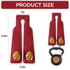 URIZZD 2PCS Leather Car Seat Hooks for Headrest, Vehicle Hanger