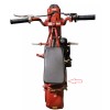 andrei-x Header Exhaust Pipe for: Coleman Powersport 98cc 3.0 HP