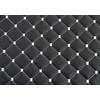 2 Door Panels Eco Leather Black with White Stitching Mats