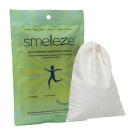 SMELLEZE Pet Odor Eliminator Pouch - Reusable Pet Smell Removal, Works for Dog, Cat, Bird, Rodent & Reptile Stench in 300 Sq. Ft.