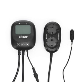 HOBBY Aquaristik Humidity Control II, Digital Control Unit for Humidity, Includes Night Lowering, 2 Slots, for Terrariums and Greenhouses