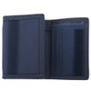 TOPTIE Mens Trifold Wallets with Zipper Coin Pocket, Canvas Billfold