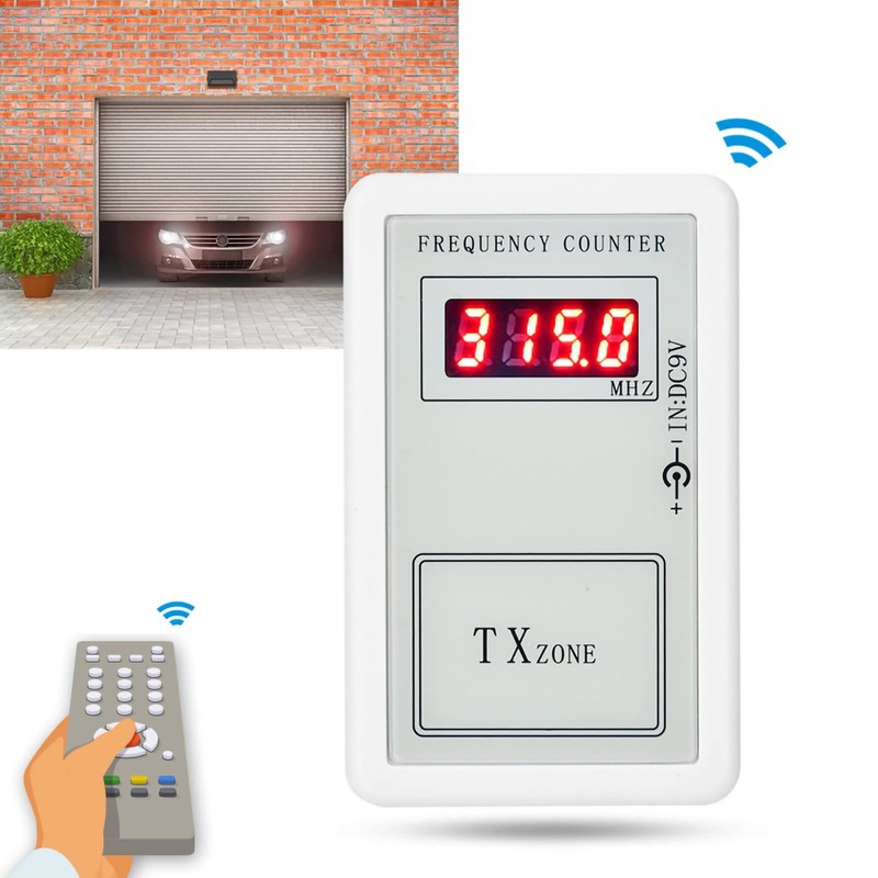 MUNEFE Handheld Digital Frequency Meter Counter, 250 to 450 MHZ