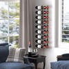 CharaVector Stainless Steel Wine Rack Wall Mounted, DIY 1/2 Wall