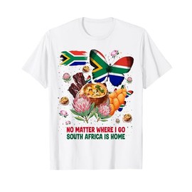 South Africa Flag Outfit Idea For Women South African Food T-Shirt
