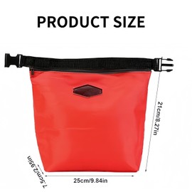 Wzenclave Insulated Lunch Bags Leakproof Small Cooler Bag with Buckle Clasp Handle Waterproof Thermal Bag Portable Cool Bag Keep Foods Warm (Pink)