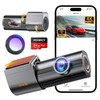 Dash Cam Front 4K Built-in 5GHz WiFi with CPL, Car