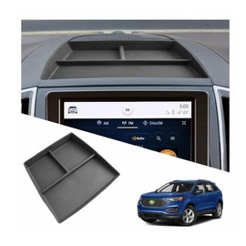 Ruiya 2021-2024 Ford Edge Behind Screen Organizer for Ford Edge Accessories Dash Storage Tray Compatible with 2021 2022 2023 2024 Ford Edge SE/SEL/ST/ST-Line/Titanium