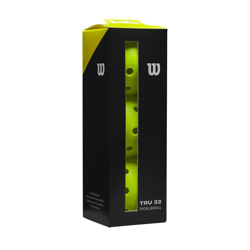 Wilson Pallina TRU 32 Indoor, Confezione da 3 Palline da