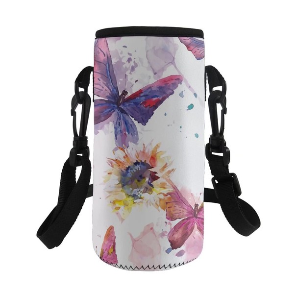 COEQINE Water Bottle Carrier Bag Case, Insulated Neoprene Water Bottle