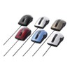 BUFFALO BSMBU26SM Series Wired Blue LED Mouse, Silent, 3 Buttons,