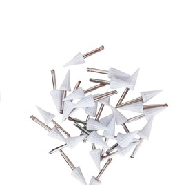 DENTASOP Cepillo de Pulido de Color Con Cabeza Plana y Cerdas Suaves - 100 Piezas/Caja (Taza D)