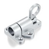 INIRET 2 Packs Self-Closing Latches，Silver Gray Spring Door Lock，Resilient Bolt