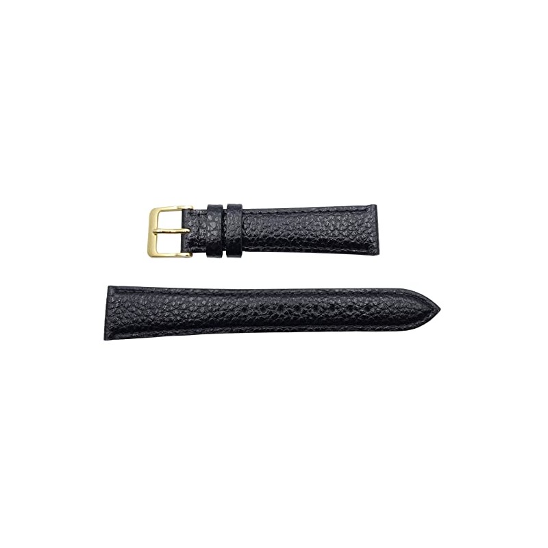 Seiko DXG7 Watch Band, 0.7 inches (19 mm), Shrink Leather,