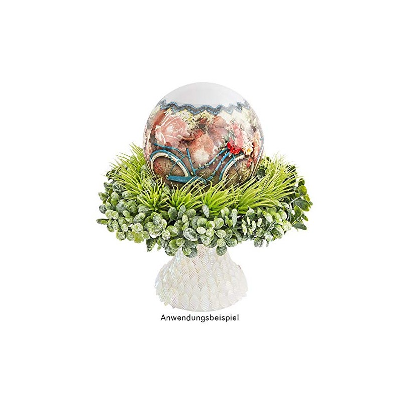 Decorative wreath, design 8, interior: diameter 9.5 cm, exterior: diameter