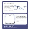 Loycco 4 Pack Computer Reading Glasses Blue Light Blocking Anti