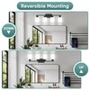 Ascher Bathroom Light Fixtures, 4-Light Vanity Light Over Mirror, Matte